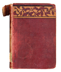 Vintage Book Cover with Decorative Trim