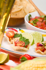 Salsa and chips