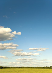 Beautiful farmlands with  clouds 2