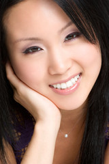 Obraz premium Asian Woman Smiling