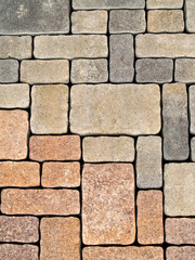 Pflastersteine frisch verlegt