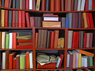 Estantería con libros