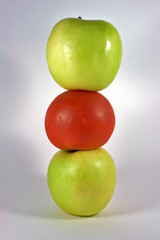 apples and tomatoes
