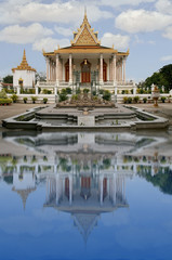 Fototapeta na wymiar Królewski pałac, Phnom Pen, Kambodża