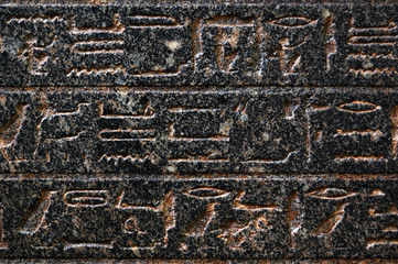 Egyptian hieroglyphs