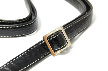 black buckle isolated on white