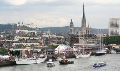 Rouen pendant l'armada