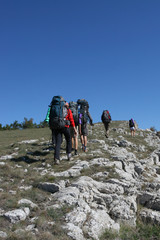 Fototapeta premium Hiking in the mountains