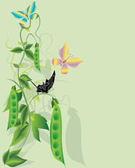 Abstract floral background.