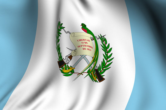 Rendered Guatemalan Flag