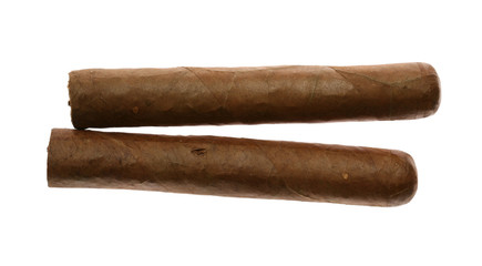 Havana Cigars Set Isolated on White