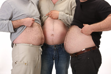 Man's stomachs