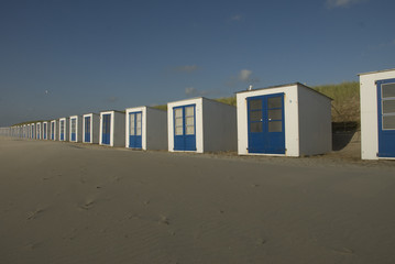 Naklejka premium Plage sur la mer du Nord