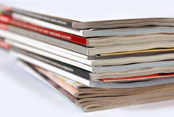 Bunch of used magazines