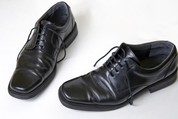 Black business shoes