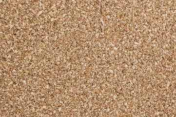 Cork pinboard surface, close up shot.