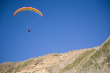 Paragliding in southern California.