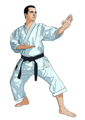 karate illustration