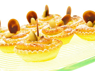 marzipan tartelettes