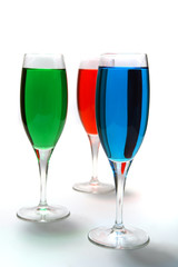 cocktail over white