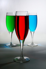 cocktail over white
