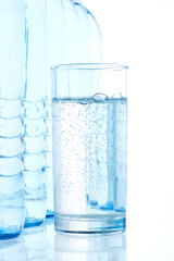 glas of mineral water