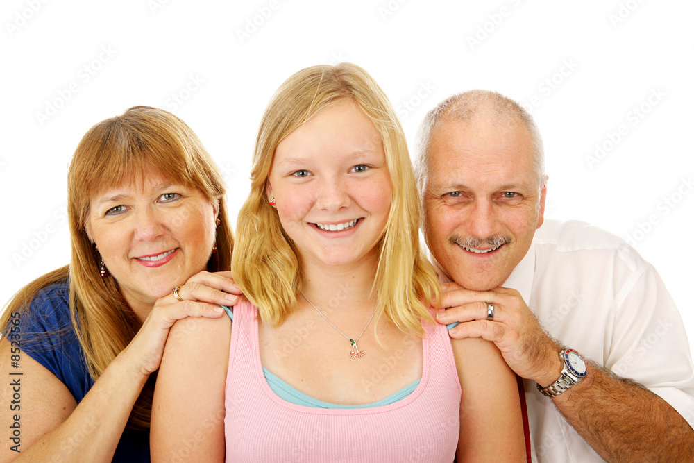 Canvas Prints blond blue eyed family