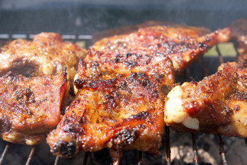 grilled ribs