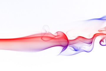 Streams of a smoke colour