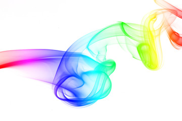 Streams of a smoke colour