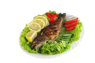 baked trout