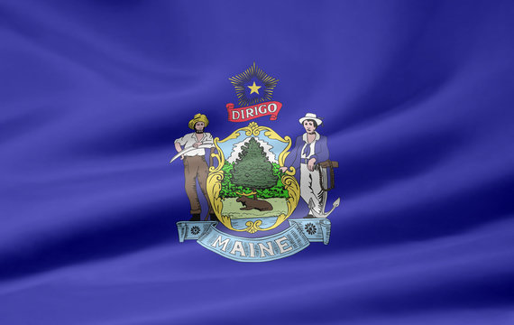 Maine Flagge