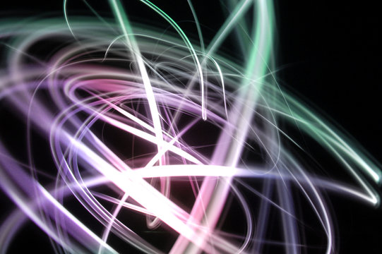 light painting multicolore