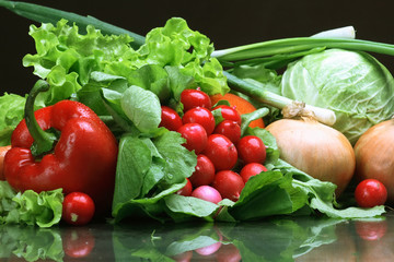 Fresh Vegetables, Fruits and other foodstuffs.