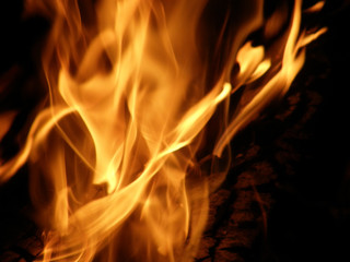 Flames or fire