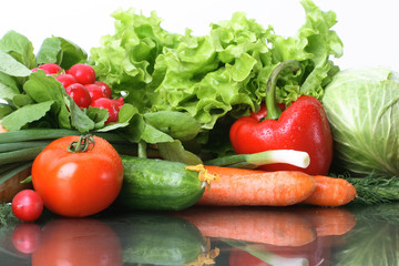 Fresh Vegetables, Fruits and other foodstuffs.