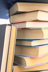 The Books built in high pile.