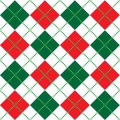 Christmas Argyle Pattern - 8546786