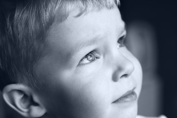 Pensive kid