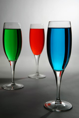 cocktail over white