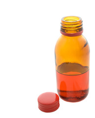 Small bottle with drug