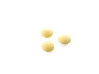 Three yellow tablets