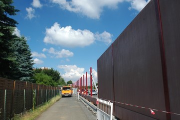 Obraz premium schallschutzwand