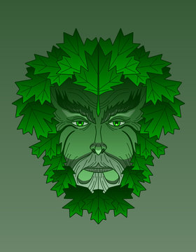 Maple green man