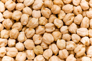 Close up of background made of peas