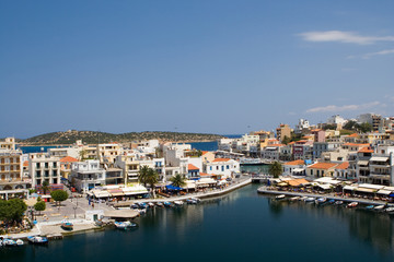 Fototapeta na wymiar Agios Nikolaos, Kreta, Grecja