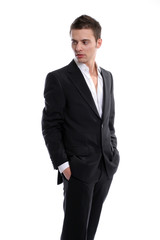 Young Businessman posing