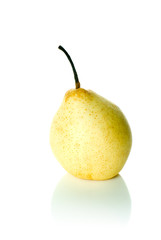 Single yellow pear