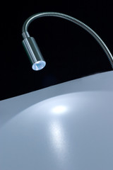 spot light lamp above the table