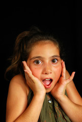 fillette surprise !